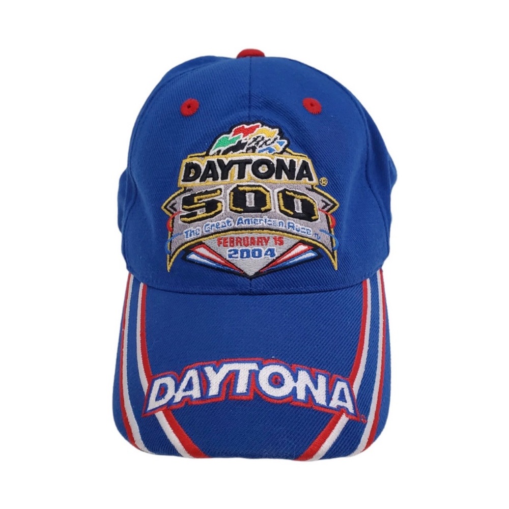 Vintage Nascar 2004 Daytona 500 The Great American Race Strapback Hat Adjustable